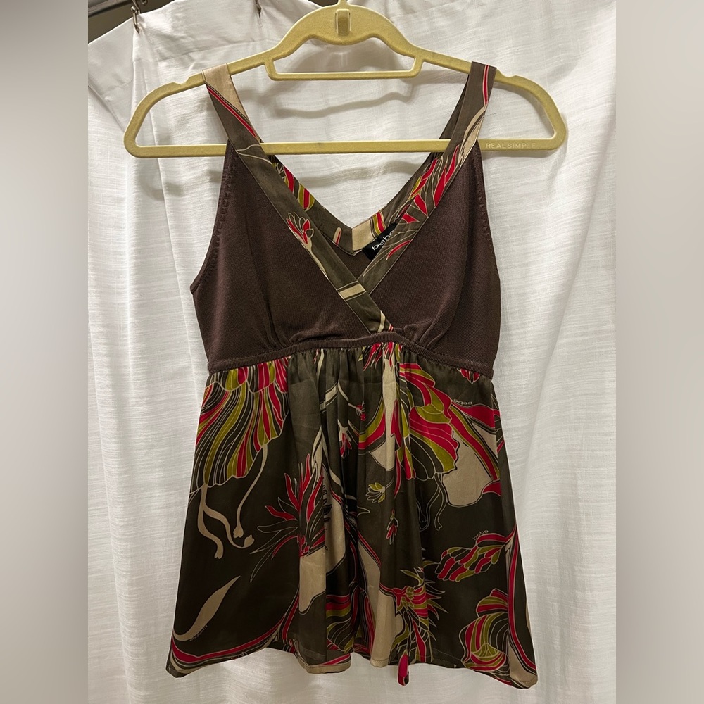 Bebe silk tank